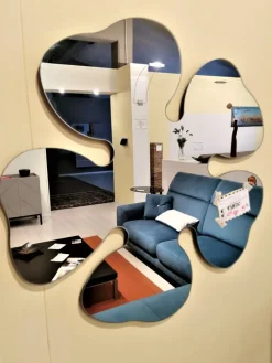 Specchio design Le foglie di Artigianale in Offerta Outlet