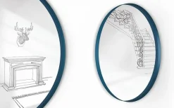 Specchio Fullmoon di Minotti italia in stile design SCONTATO