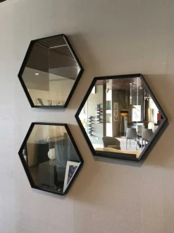 Specchio in stile design Esagona OFFERTA OUTLET