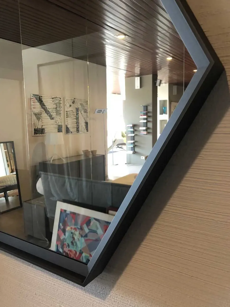 Specchio in stile design Esagona OFFERTA OUTLET