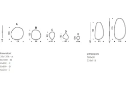 Specchio in stile moderno Hawaii OFFERTA OUTLET