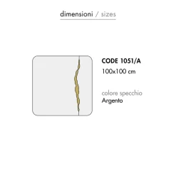 Specchio Lesion circle di Artigianale a prezzi ribassati