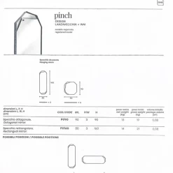 Specchio modello Pinch di Fiam a prezzi convenienti