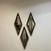 Specchio moderna Composizione specchi rombo  di Artigianale in Offerta Outlet