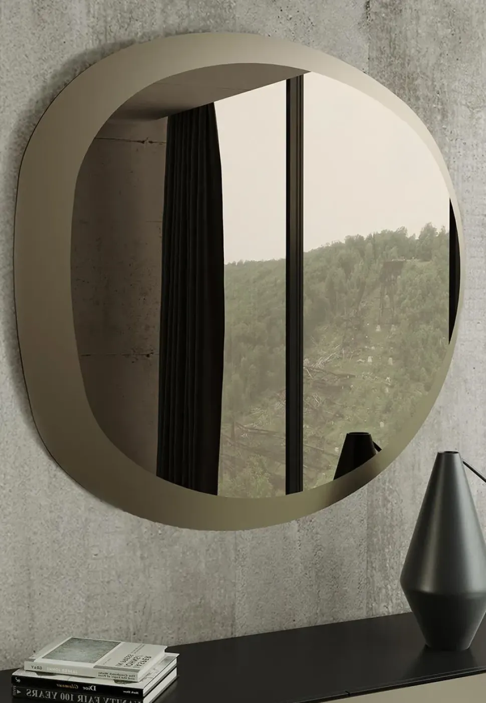 Specchio moderna Eclisse di Artigianale a prezzo Outlet