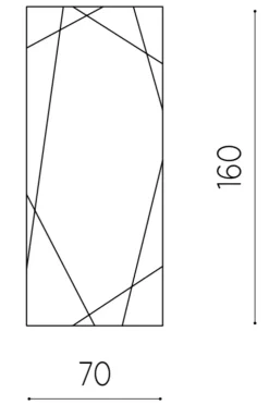 Specchio moderna Ego di Capodarte scontato -25%