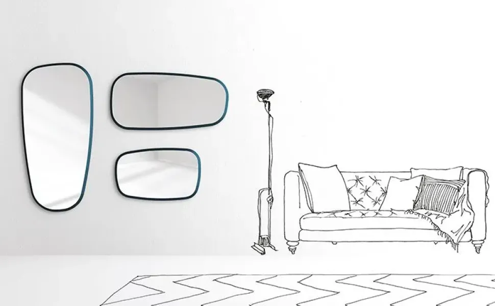 Specchio Specchio di Minotti italia in stile design SCONTATO
