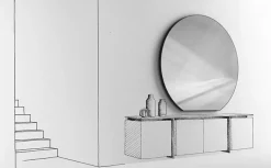 Specchio Sunset di Minotti italia in stile design SCONTATO