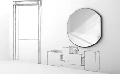 Specchio Sunset di Minotti italia in stile design SCONTATO