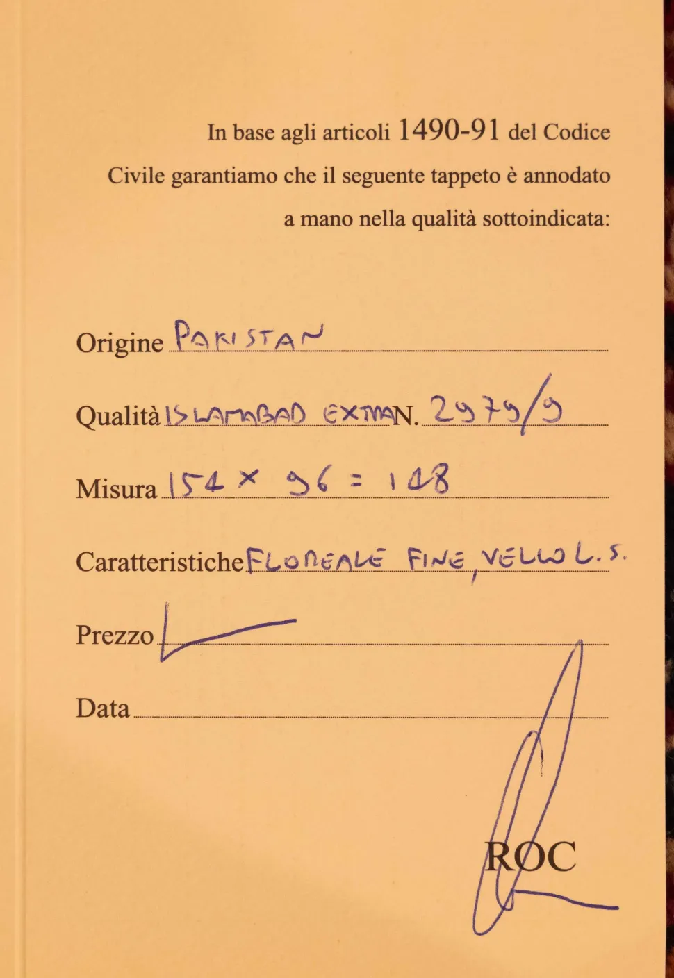 Tappeto classico Islamabad extra Collezione esclusiva a prezzo scontato