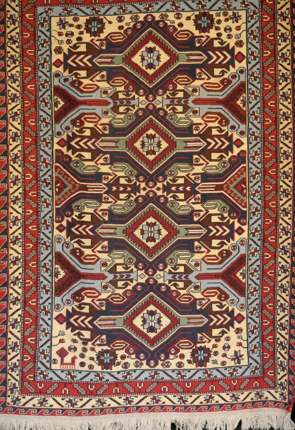 Tappeto classico rettangolare in lana Sumak cm.160x240 di Sitap a prezzo scontato