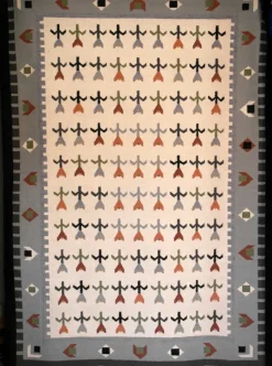 Tappeto in lana moderno rettangolare Sophia cm.180x250 di Sitap in Offerta Outlet