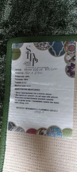 Tappeto modello Velluto Sitap in fibra sintetica in Offerta Outlet