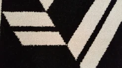 Tappeto moderno Red lines ege Artigianale a prezzo scontato