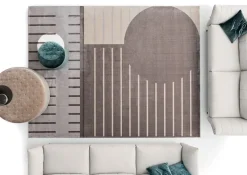 Tappeto Moderno rettangolare  modello Nippon rock a prezzi convenienti