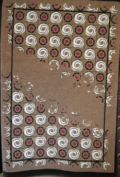 Tappeto quadrato in stile moderno Grafiti di Sitap a prezzo Outlet