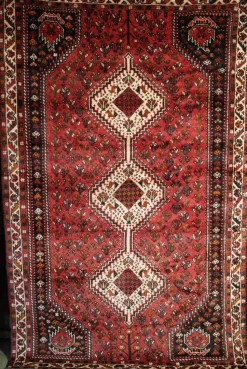 Tappeto rettangolare classico in lana Persiano Shiraz cm.165x255 di Sitap a prezzo Outlet