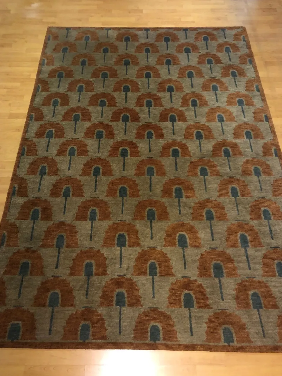 Tappeto rettangolare in stile moderno Zucchero filato Morris & co. a prezzo Outlet