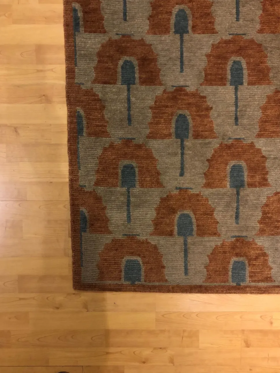 Tappeto rettangolare in stile moderno Zucchero filato Morris & co. a prezzo Outlet