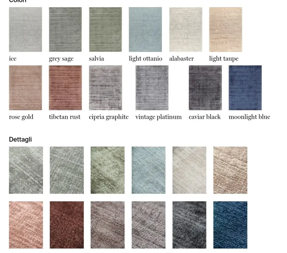 Tappeto rettangolare in stile moderno Whisper Abc a prezzo Outlet