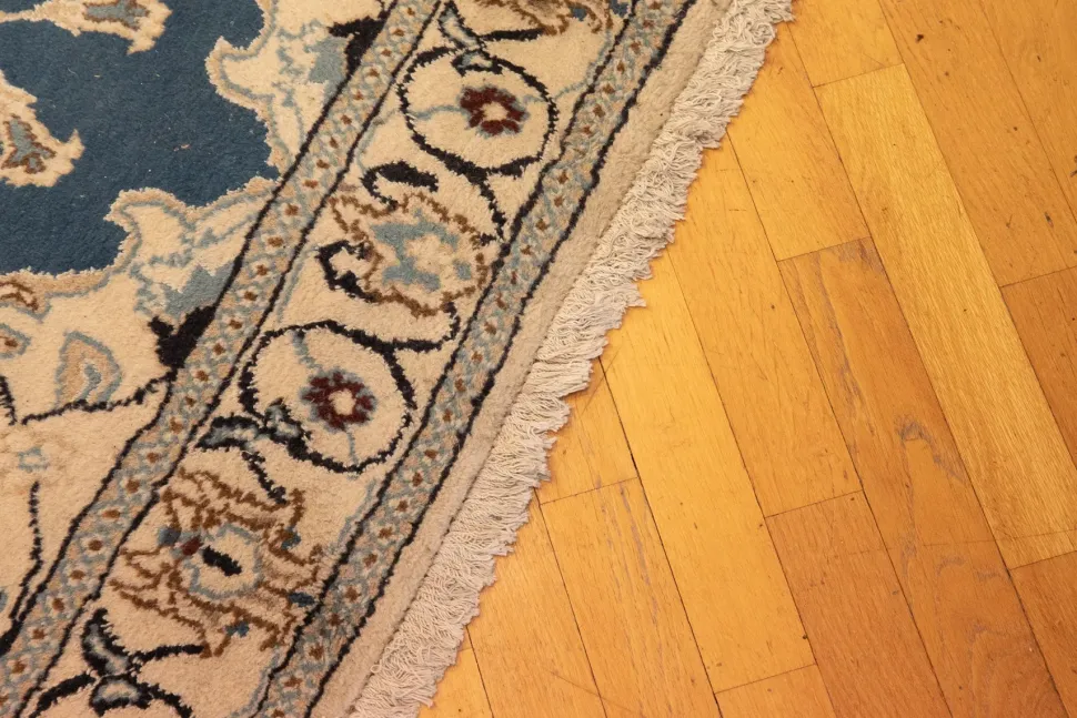 Tappeto rettangolare in stile classico Tappeto persiano nain Artigianale a prezzo scontato