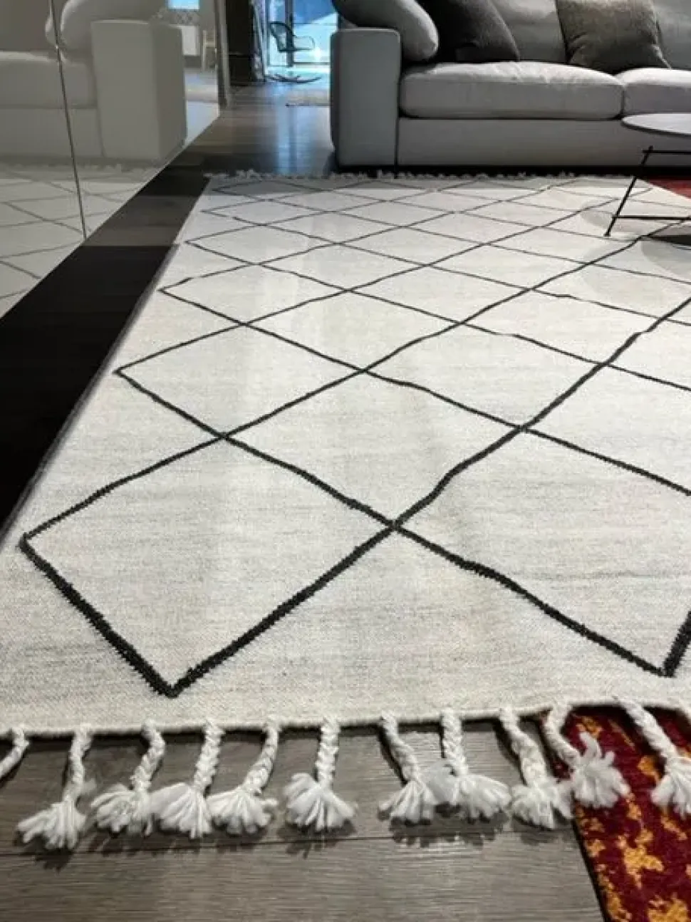 Tappeto rettangolare moderno Bereber Artigianale a prezzo Outlet