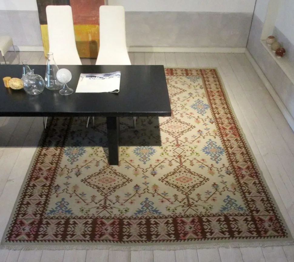 TAPPETO Tappeto orientale kilim disegno pirot SCONTATO 60%