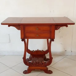 Tavolino Collezione esclusiva modello Tavolino servant stile inglese apribile in OFFERTA OUTLET