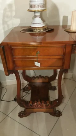 Tavolino Collezione esclusiva modello Tavolino servant stile inglese apribile in OFFERTA OUTLET