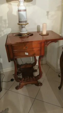 Tavolino Collezione esclusiva modello Tavolino servant stile inglese apribile in OFFERTA OUTLET