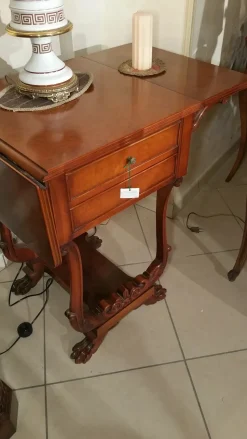 Tavolino Collezione esclusiva modello Tavolino servant stile inglese apribile in OFFERTA OUTLET