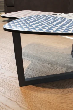 Tavolino design Doppler low di Bonaldo a prezzo ribassato