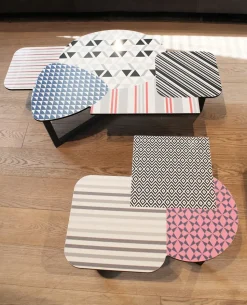 Tavolino design Doppler low di Bonaldo a prezzo ribassato