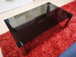 Tavolino Foix Flai design in vetro in Offerta Outlet