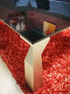 Tavolino Foix Flai design in vetro in Offerta Outlet