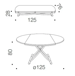 Tavolino Globe della firma Ozzio con forte sconto