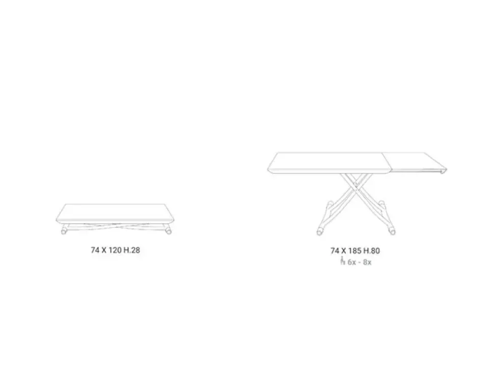 Tavolino Icaro della marca Ozzio a prezzi convenienti