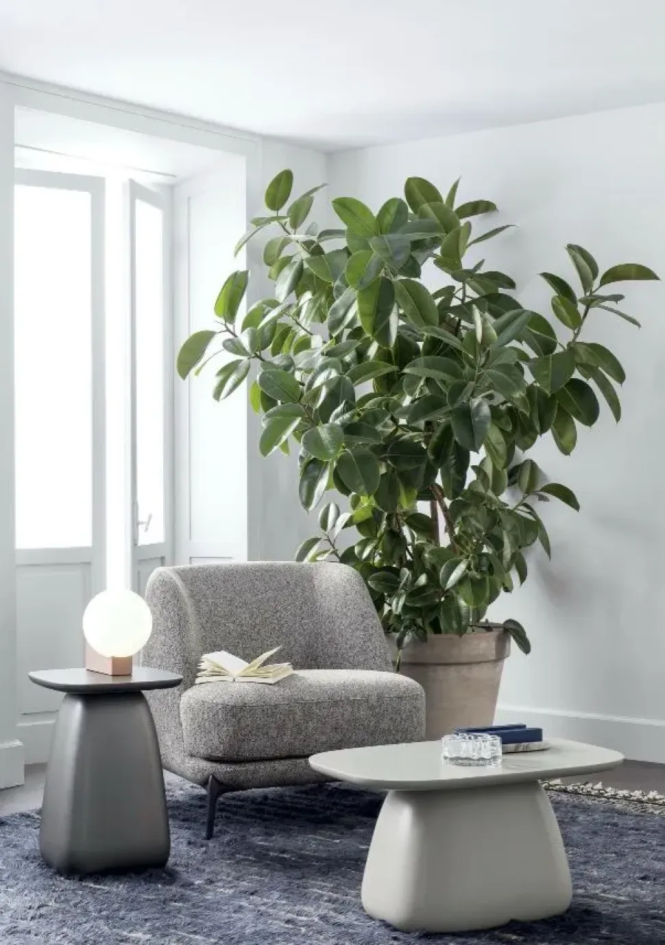 Tavolino in stile design modello Cliff di Novamobili a prezzi imbattibili affrettati