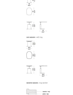 Tavolino in stile design modello Zoom di Ozzio a prezzi imbattibili affrettati