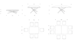 Tavolino in stile design modello Su e giu' di Ozzio con sconti imperdibili