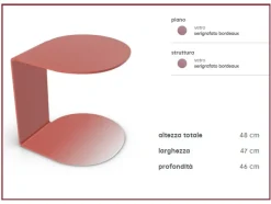 Tavolino in stile design modello Merian di Calligaris con sconti imperdibili affrettati