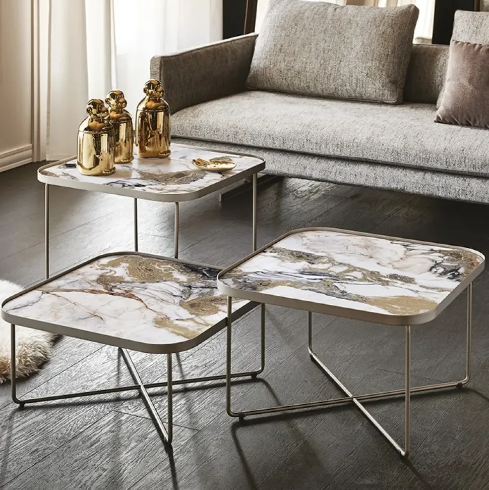 Tavolino in stile design modello Benny keramik di Cattelan italia con sconti imperdibili