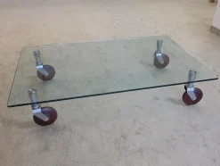 Tavolino in stile Moderno in vetro Artigianale Cristallo