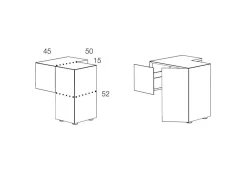 Tavolino modello Formosa di Minotti italia a prezzo ribassato