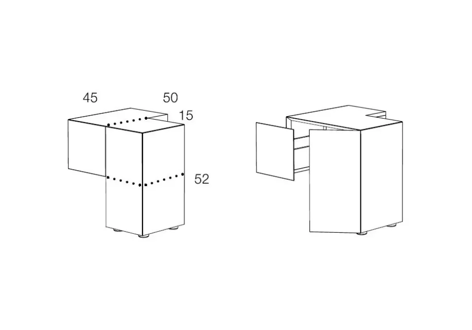 Tavolino modello Formosa di Minotti italia a prezzo ribassato