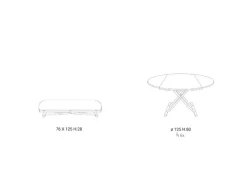 Tavolino modello Globe di Ozzio a prezzo scontato