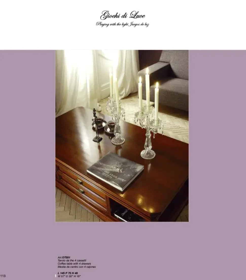 Tavolino modello Ot551 di Parlani a prezzo ribassato