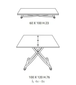 Tavolino modello Sydney di Ozzio a prezzo ribassato