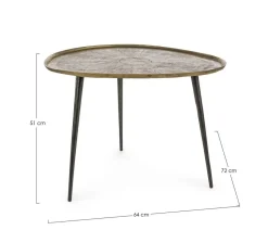 Tavolino moderno Karima di Bizzotto a prezzo ribassato