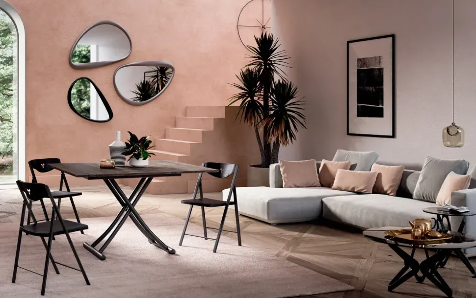 Tavolino moderno Mondial di Ozzio a prezzo ribassato